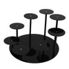 Acrylic Cupcake Stands Stable Round Anime Figure Doll Platter Display