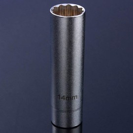 Spark Plug Socket, 14mm Spark Plug Socket Magnetic Removal Tool 3/8" Drive for Nissan Mini