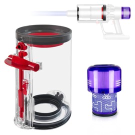 ZPSOX Canister parts replacement for Dyson V11 Animal, Torque Drive, Complete,bin fit for dyson V15 SV15 SV14 SV22 cordless vacuum，V15S Detect Submarine accessories Part no. 970050-01 & no. 965443-01