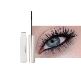 Mascara Waterproof Black, Mascara Waterproof, Ultra Fine Waterproof Mascara Black, Long-lasting Cream Mascara with Silk Fibre, Extending, Smudge- and Clump-Free (Black)
