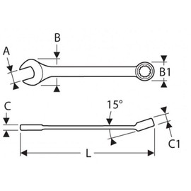 Britool - Combination Spanner 7/16in - BRIE113315B