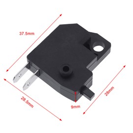 Universal Brake Light Switch Motorcycle Left, Motorcycle Front Brake Stop Light Switch for Honda Suzuki Yamaha Brake Light Switch Replacement Parts (Left)
