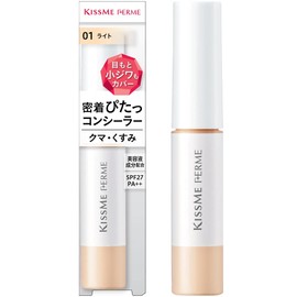 Kiss Me Ferme Fit Concealer, 01 Light, 0.2 oz (7.5 g), Liquid Concealer, Tip Concealer