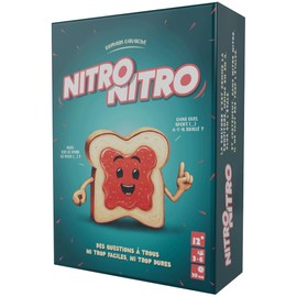 Nitro Nitro – Fragen mit Löchern, nicht zu einfach, nicht zu hart. Ein sehr süchtig machendes Spiel. Ab 12 Jahren