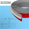 Elvone T-Shaped Door Draft Stopper, 1.97 in x 20 Ft