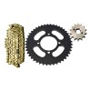 Kit De Sprocket+cadena Gold H Vento Proton 200/dark 200