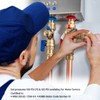 Midline Valve GUHW-QSW256 Pressure Relief Valve for Tankless Water Heater,