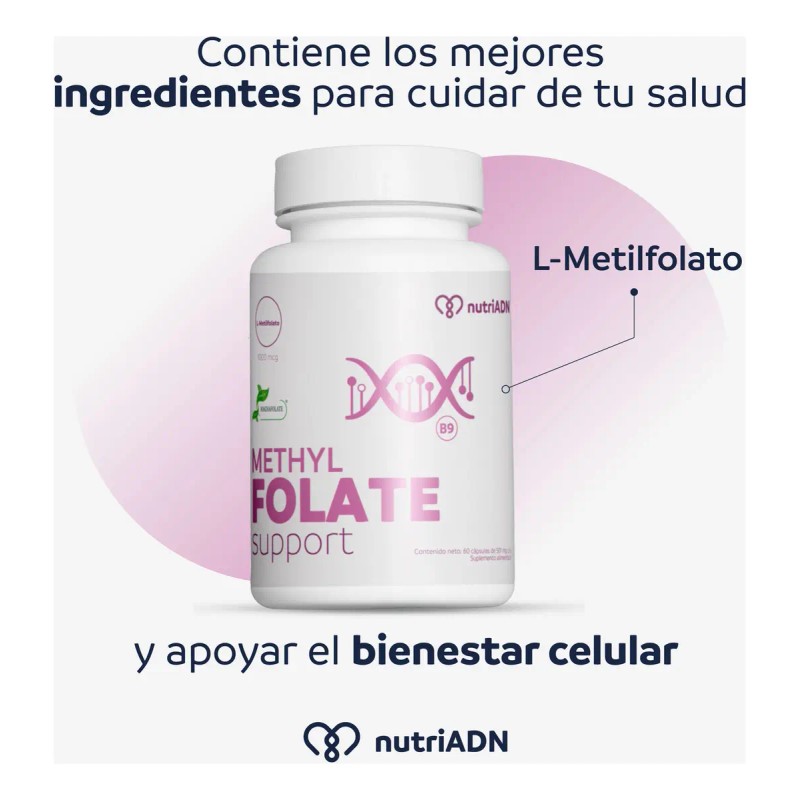 Methyl Folate Suplemento Capsulas Vitamina