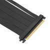 PCIE4.0 X16 Riser Cable 7.9in Length Right Angle High Speed