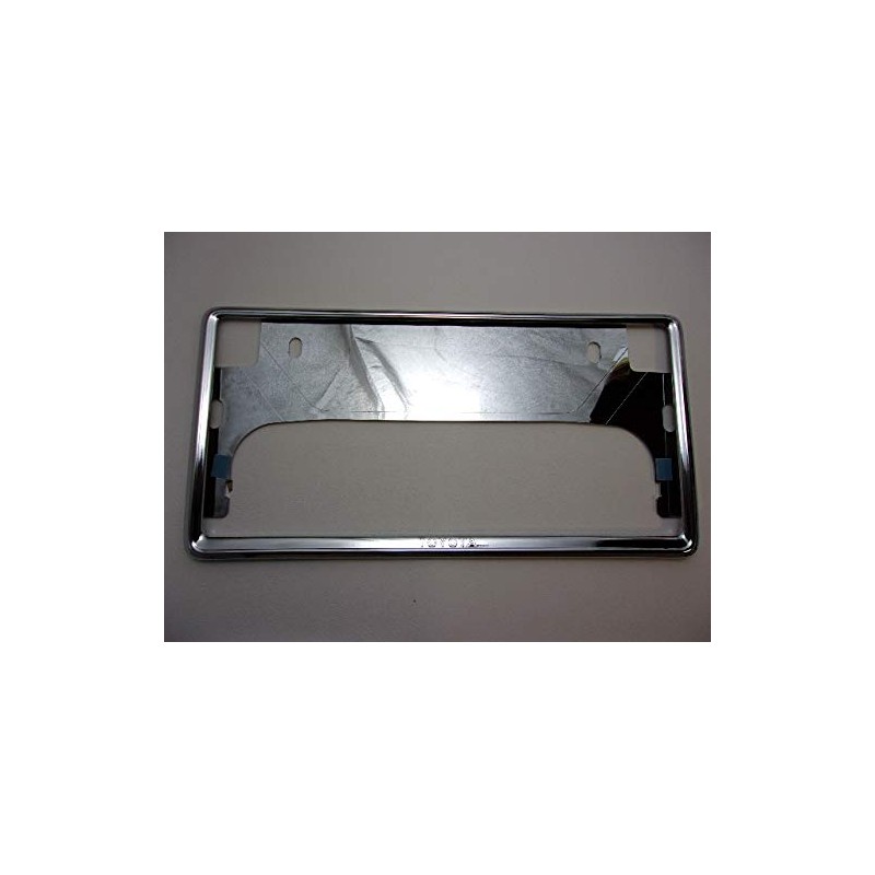 Genuine Toyota License Plate Frame F&R Mounting Kit (Silver Plated)