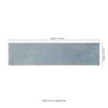 MSI Renzo Denim 3 Inch x 12 Inch Glossy Ceramic