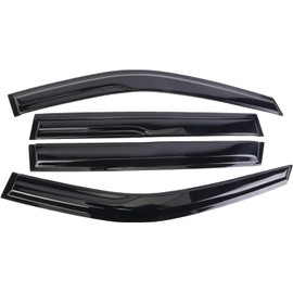 SONTIAN Rain Guards Tape-On Window Vent Visor Fit 2017-2023 Jeep Compass Window Wind Deflector 4pcs Vent Shade，Rain Deflectors Accessories，rain Guards Accessories