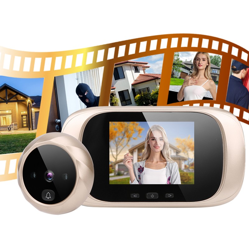 2.8in TFT LCD Visual Door Viewer IR Night Vision Cyclic