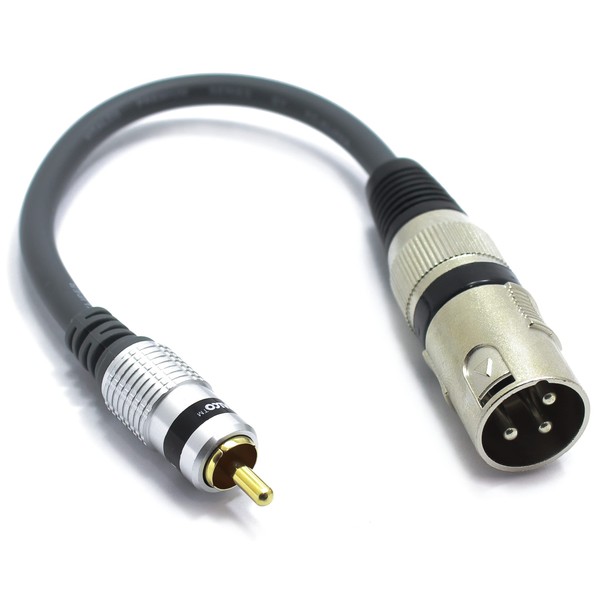 VITALCO XLR Female to RCA Male Adapter Microphone 3 Pin