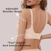 MOEOZLLO Wireless Bras for Women No Underwire Water Drop Bralettes