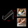 JIHUOO 8 Pcs Clear Acrylic Shoe Store Display Stands Sandal