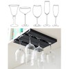 2 soportes para copas de vino, 10 x 4.3 x
