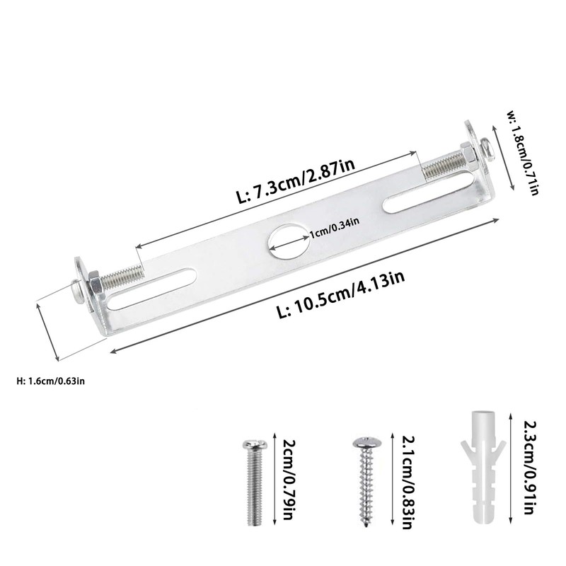 Rybtd Pack of 4 Ceiling Light Bracket 105 mm Pendant