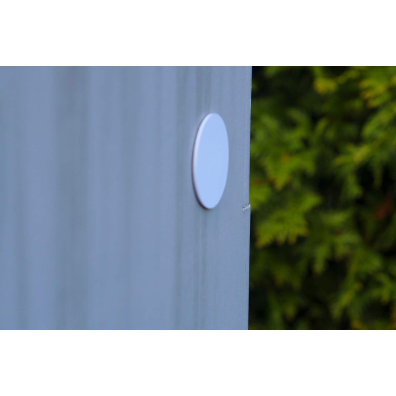 NFC Tag Coin Outdoor - for metallic/conductive surfaces, white -waterproof