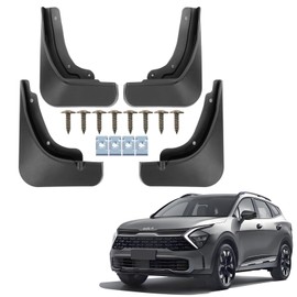 WZYJGTOP Mud Flaps Splash Guards for Kia Sportage 2023-2025 | No Drilling Required Bendable Mud Guards | Front & Rear 4-Piece Set Car Accessories