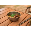 Boundless Voyage Ultralight Titanium Dish with Carry Bag Outdoor Camping