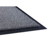 Guardian Silver Series Indoor Walk-Off Floor Mat, Vinyl/Polypropylene, 3'x5', Walnut