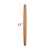 French Rolling Pin (17 Inches) –WoodenRoll Pin for Fondant, Pie
