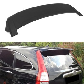 ECCPP M Style Rear Roof Window Spoiler Wing with 3rd Brake Light ABS fit for 2007-2011 for Honda CR-V Roof Spoiler Matte Black Rear Roof Spoiler