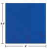 25-Count Touch of Color Paper Dinner Napkins, Cobalt