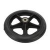 2pcs Replacement Wheel Professional Black Safe PU Front Wheel Accessory