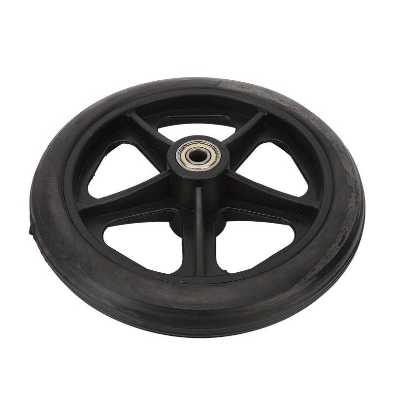 2pcs Replacement Wheel Professional Black Safe PU Front Wheel Accessory