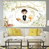 Mocsicka Mi Primera Comunion Banner for Boys First Communion Party