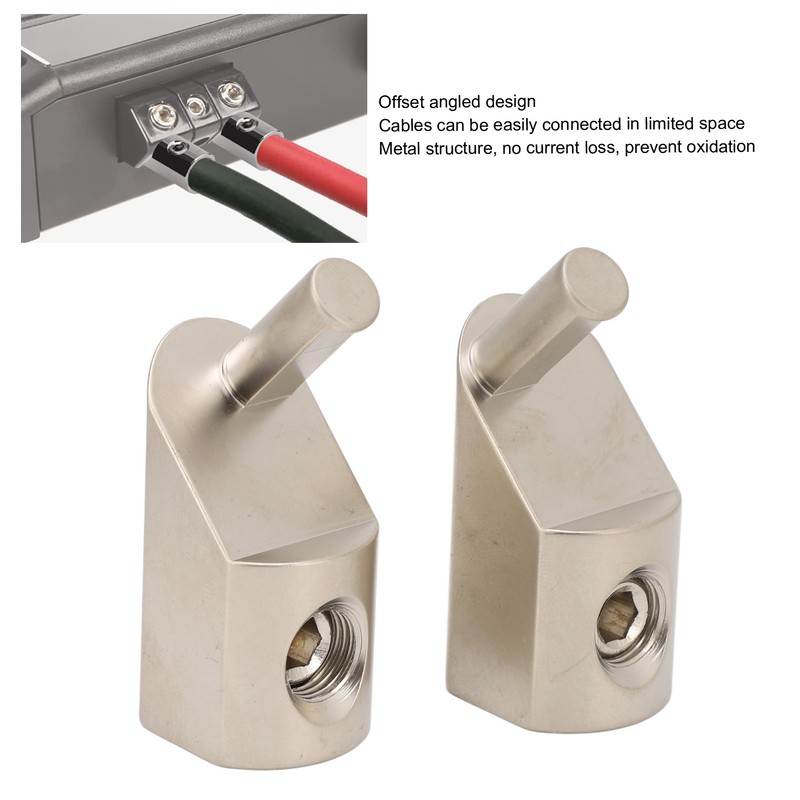 1 Pair Input Wire Gauge Reducer 45 Degree Offset Angled