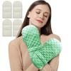 Microwavable Therapy Mittens Lavender Hand Warmer Gloves with Arthritis Compression,Moist