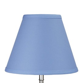 FenchelShades.com Lampshade 5" Top Diameter x 10" Bottom Diameter x 8" Slant Height with 6" Drop Slip Uno Attachment (Periwinkle)