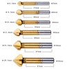 Countersink Metal Countersink Set for Wood 90° Countersink Drill HSS