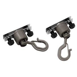 Takasho CLF-02 Mounting Hardware for Sunshade, Universal, Double-Sided Adhesive Hooks, Set of 2, Bronze, Plastic, Stainless Steel, Privacy