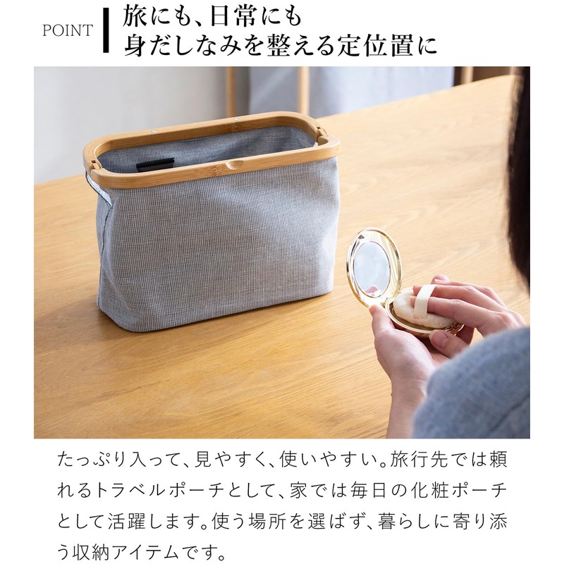 GUDEE Uroki Toiletry Bag Women's Makeup Pouch, Large Capacity, Cute,