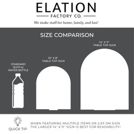 Signature Cocktail Sign Acrylic | Acrylic Wedding Bar Menu | Acrylic Bar Menu Sign | Acrylic Bar Sign | 14"H x 11"W Clear Dome Acrylic Signature Drink Sign