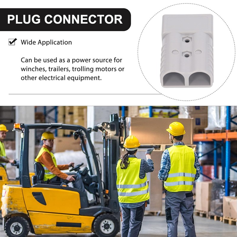 Battery Quick Connector 2/0 AWG Electric Forklift Charging Plug with