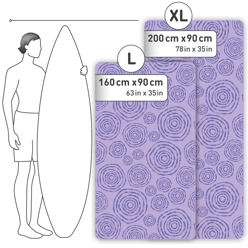 Fit-Flip XXL Beach Towel, Microfibre Bath Towel, Beach Towels, Lightweight