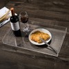 Sooyee Clear Acrylic Tray Decorative,16" x 12" Plastic Serving Trays