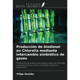 Producción de biodiesel en Chlorella mediante intercambio simbiótico de gases: Producción de aceite monocelular a partir de Chlorella protothecoides en cultivo simultáneo autótrofo y heterótrofo