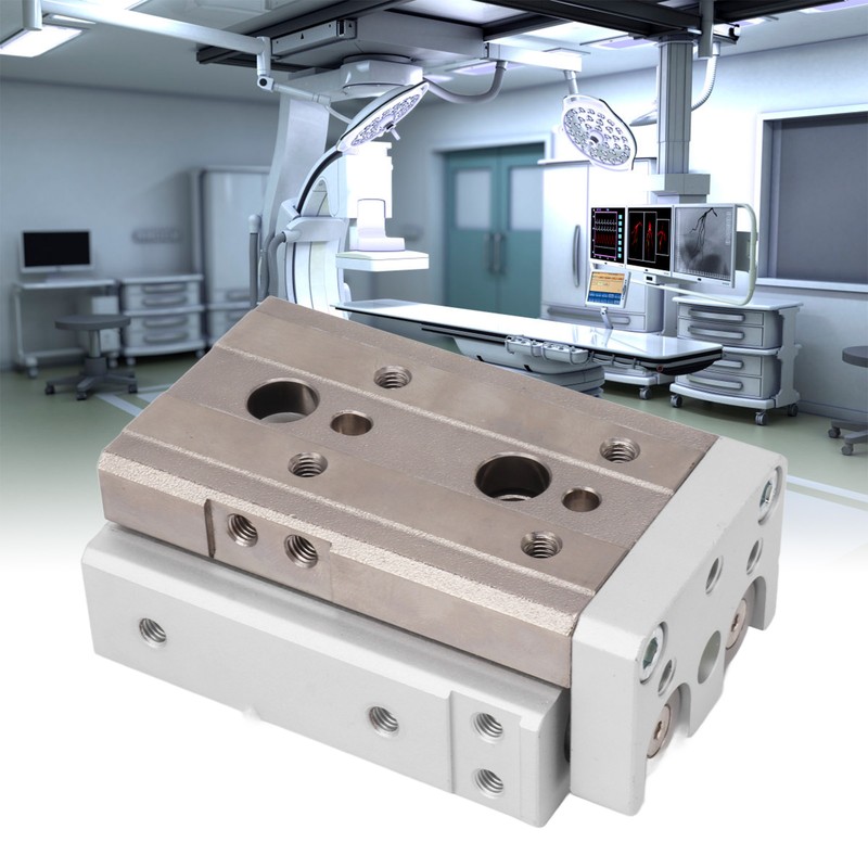Pneumatic Cylinder SMC Type Dual Shaft Rod Double Acting Precise
