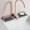 Longer Silicone Faucet Mat for Kitchen Sink – Button Style