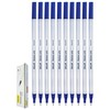 DOLLAR XFine Fineliner Pens, BLUE, Ultra Fine Point (0.3mm), Pack