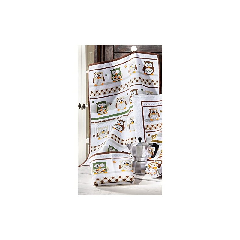 2-pk dish towels weiss size 50x70 cm