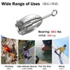 Azarxis Grappling Hook, Climbing Hook, Gravity Hook, 3 Jaws, 4
