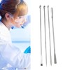 4Pcs Laboratory Spatula Set, Lab Micro Lab Sampling Scoop Double