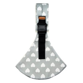 Baby Sling Carrier Newborn to Toddler Adjustable One-Shoulder Design with Hip Seat Support, Labor-Saving Baby Wraps Carrier 10-30 lbs(Heart)